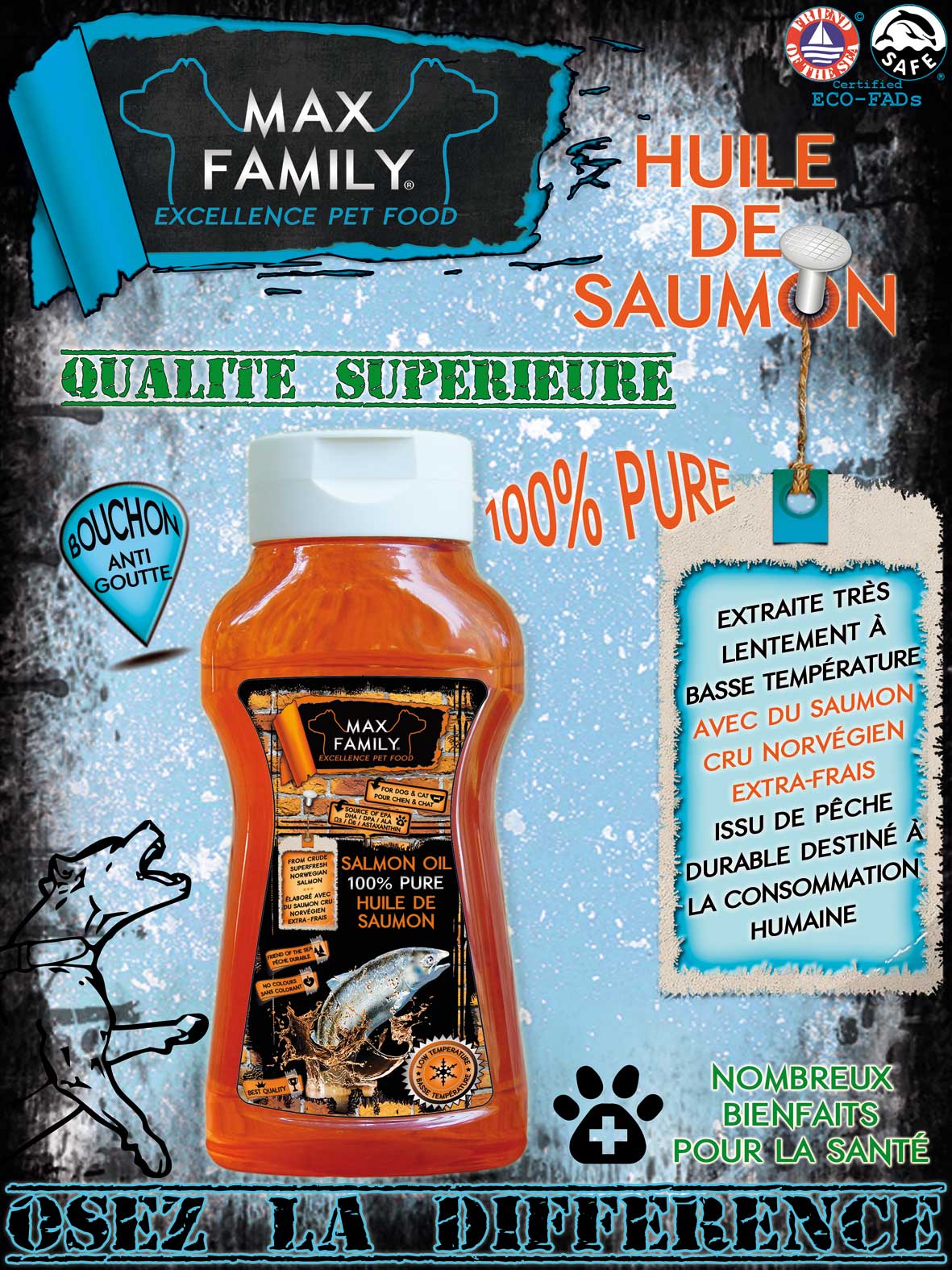 PLV HUILE DE SAUMON MAX FAMILY